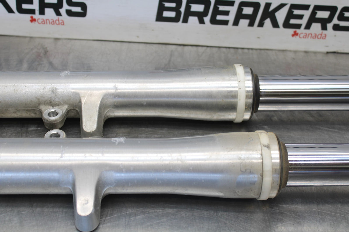 08 YAMAHA V STAR 1100 XVS1100AW CLASSIC FRONT FORKS SHOCK SUSPENSION SET BB916