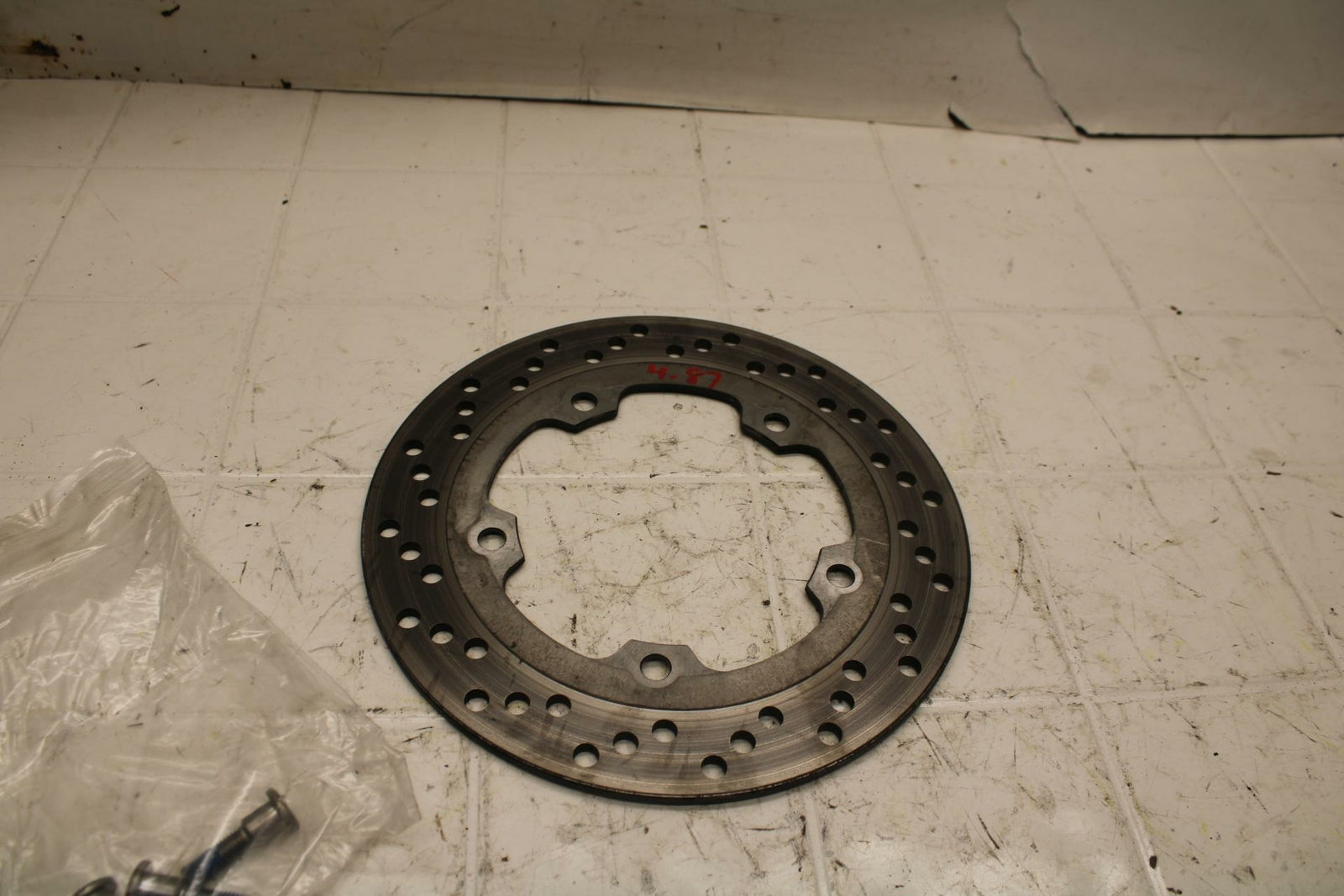 07 SUZUKI SV650 ABS REAR ROTOR BACK BRAKE DISC BB13