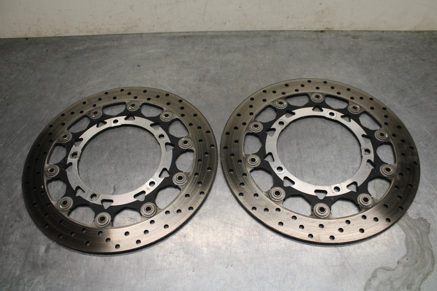 03-05 YAMAHA YZF R6  FRONT LEFT RIGHT BRAKE ROTORS DISCS BB132