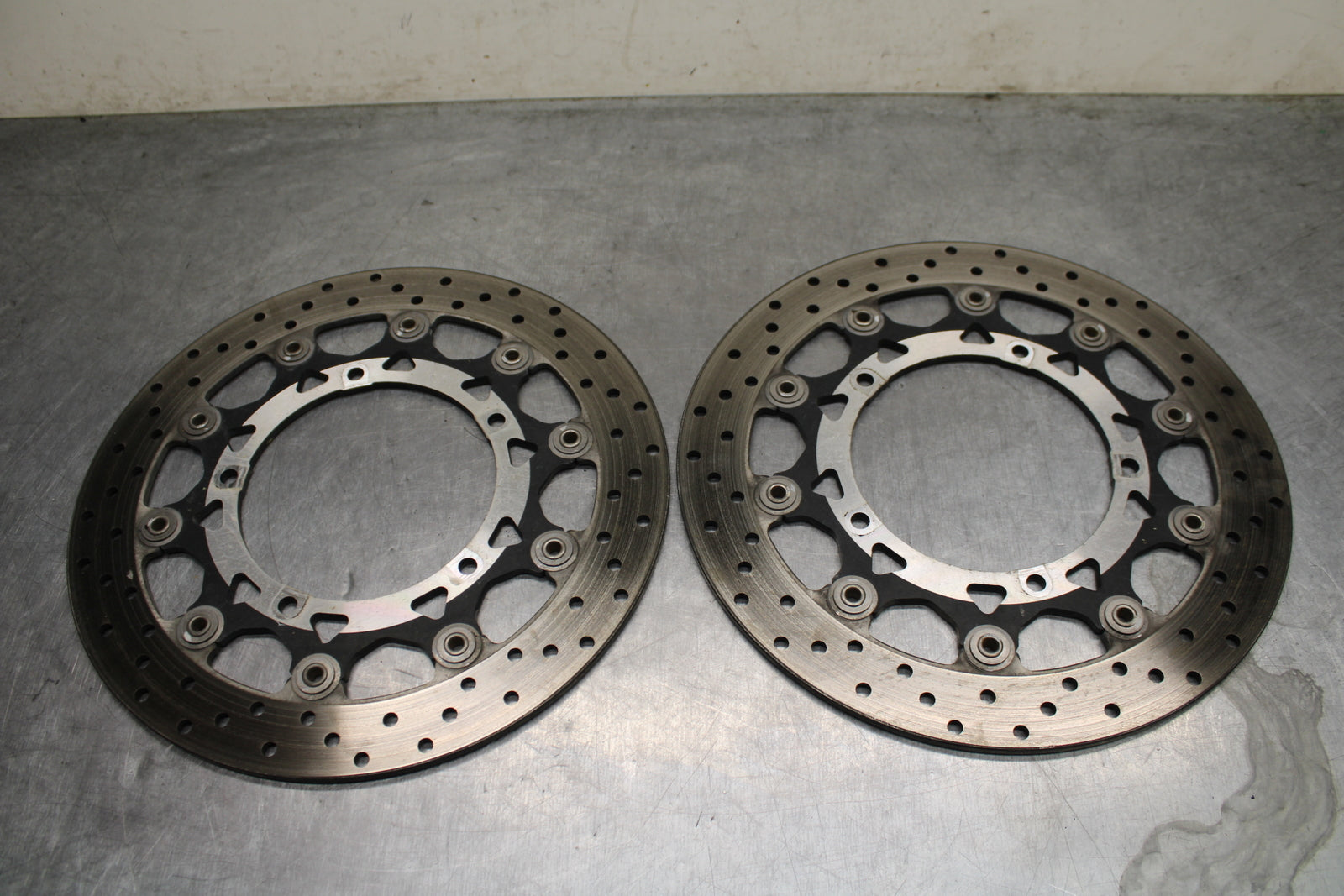 03-05 YAMAHA YZF R6  FRONT LEFT RIGHT BRAKE ROTORS DISCS BB132