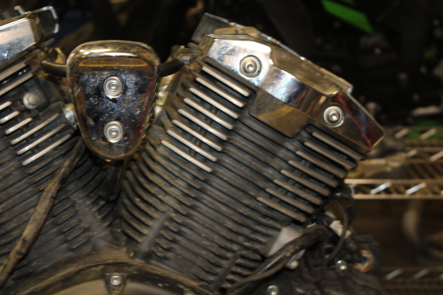 14-15 YAMAHA V STAR 1300 XVS1300CT TOURER ENGINE MOTOR BB722