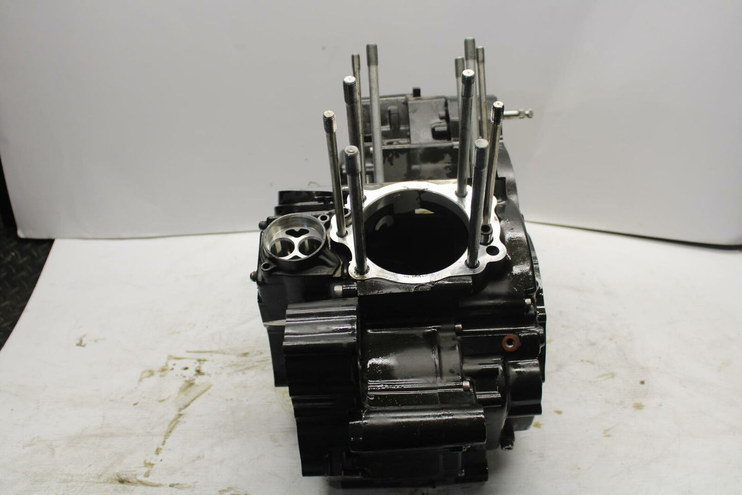 06 YAMAHA ROAD STAR XV1700PC WARRIOR WITH FLAMES ENGINE MOTOR CRANKCASE  BB262