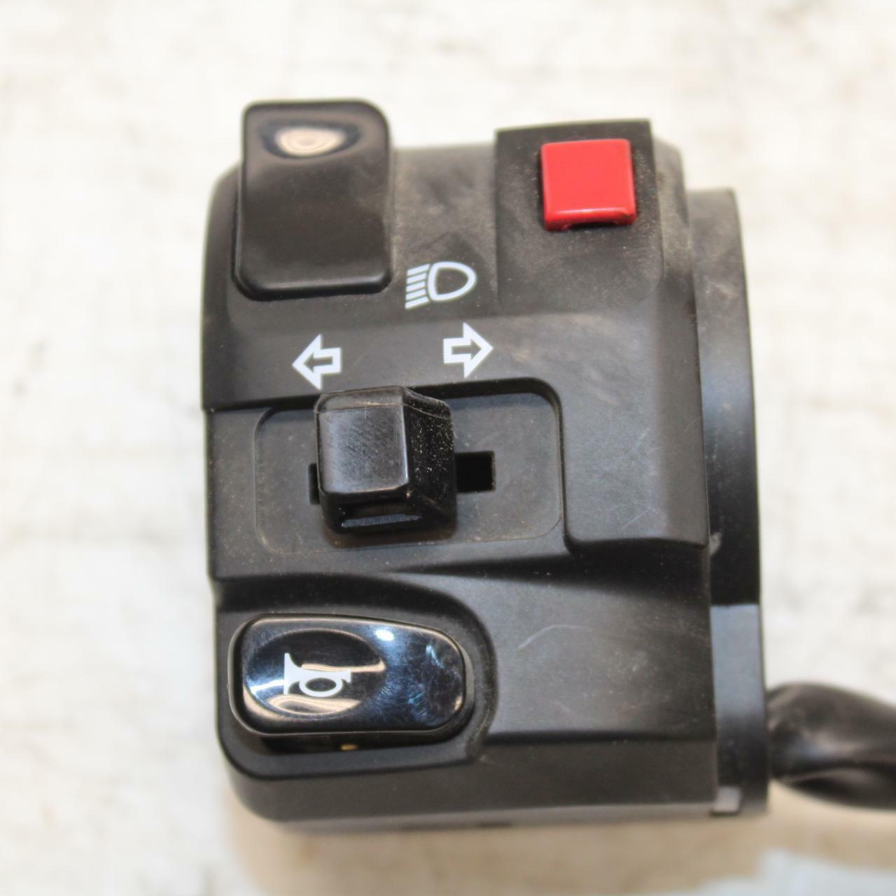 11-12 KAWASAKI NINJA 400 EX400 C LEFT CLIP ON HANDLE HORN SIGNALS SWITCH BB358