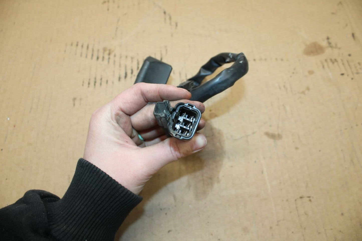 07-08 KAWASAKI NINJA ZX6R RIGHT CLIP ON HANDLE KILL OFF START SWITCH BB274b