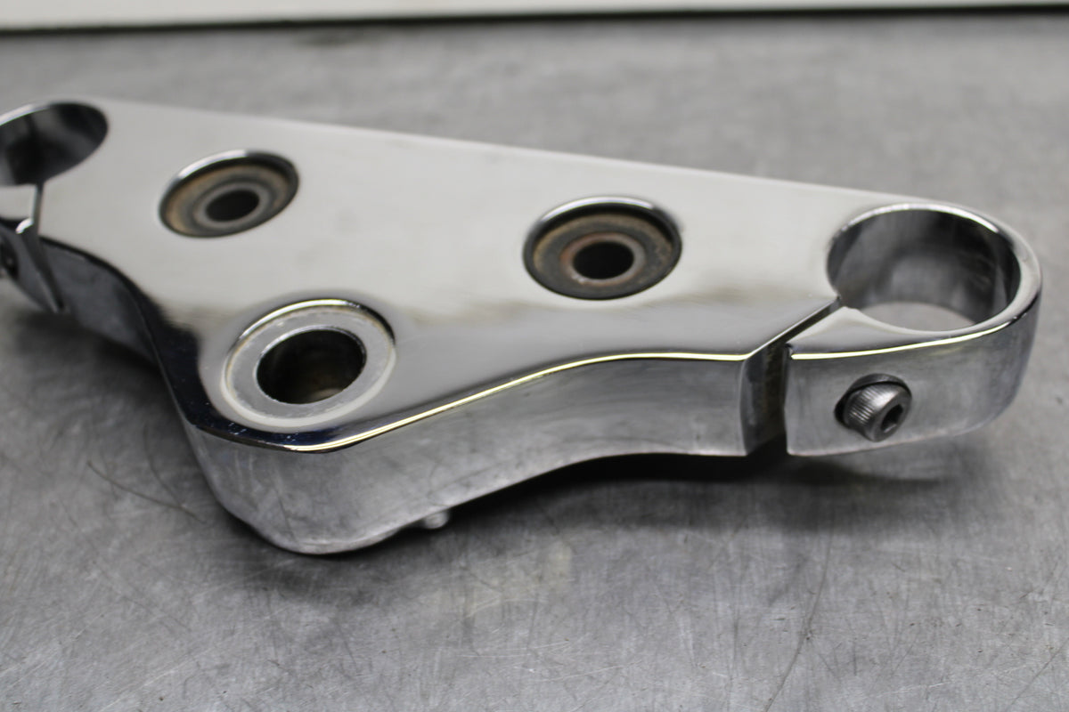 06-07 YAMAHA V STAR 1100 FORKS UPPER TRIPLE TREE CLAMP BB124