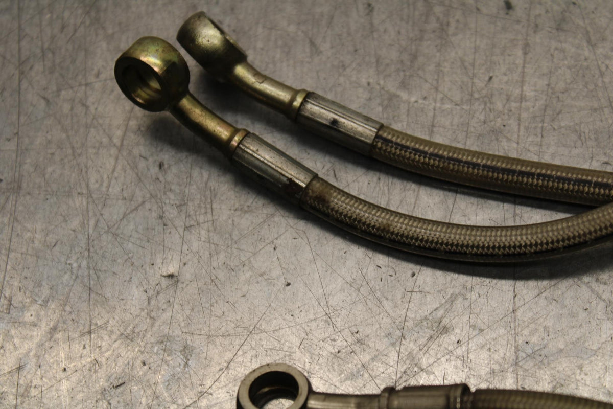05 YAMAHA YZF R6S FRONT AND REAR BRAKE CALIPER HOSES LINES