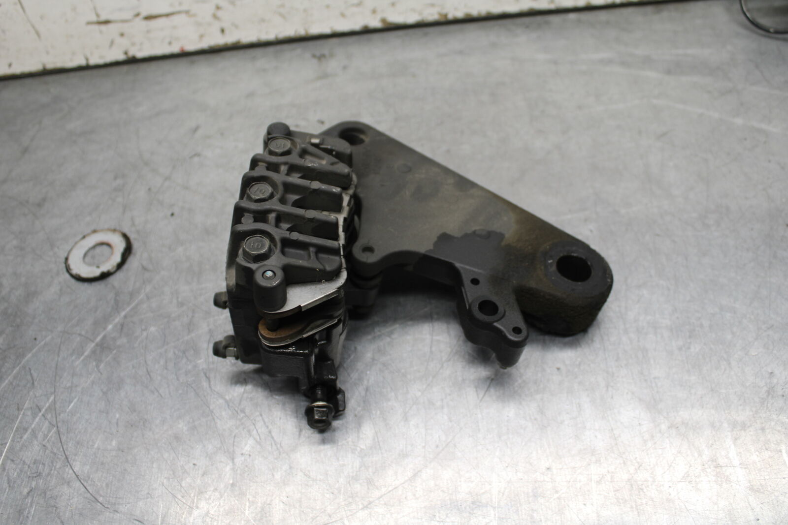 14 HONDA CTX1300A REAR BACK BRAKE CALIPER W MOUNT BRACKET BB732