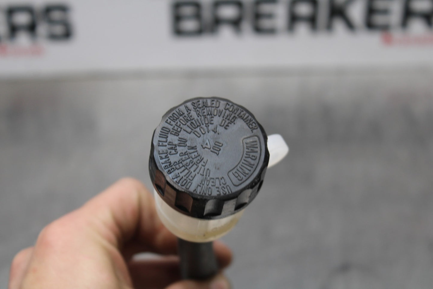 13-17 KAWASAKI NINJA 300 EX300 ABS REAR BRAKE MASTER CYLINDER W RESERVOIR BB187