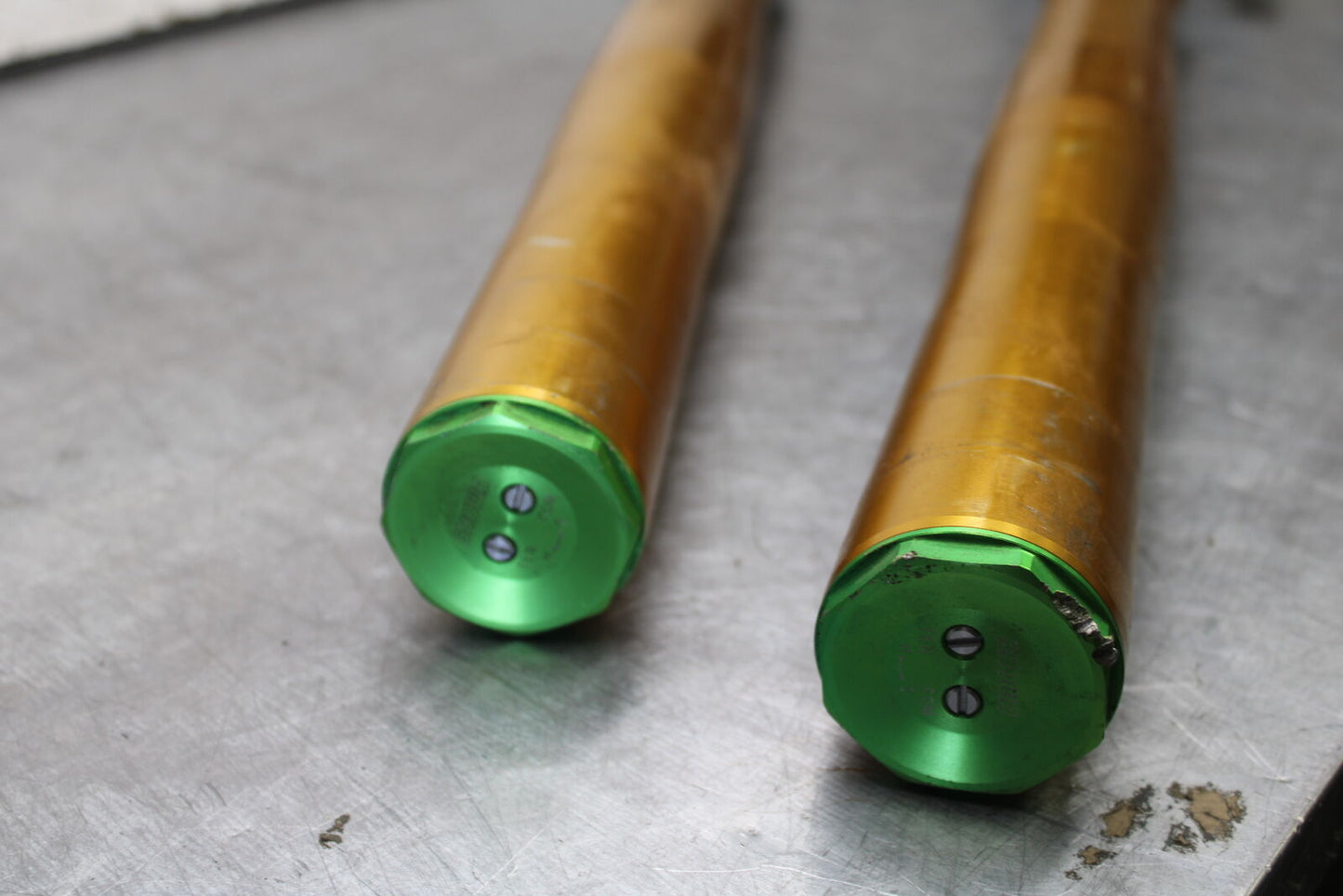 08-19 KAWASAKI NINJA ZX10R FRONT FORKS SHOCK SUSPENSION SET PAIR BB00