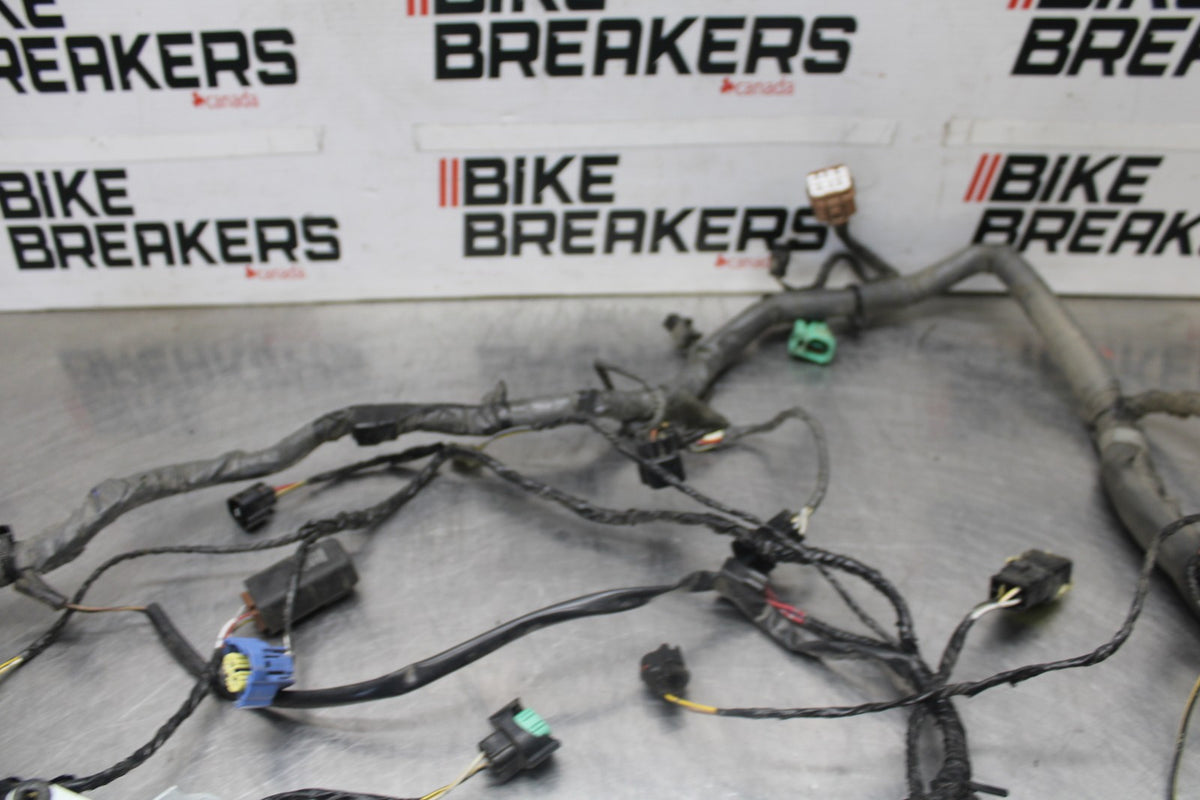 08-09 KAWASAKI NINJA ZX14R MAIN ENGINE WIRING HARNESS MOTOR WIRE LOOM BB932