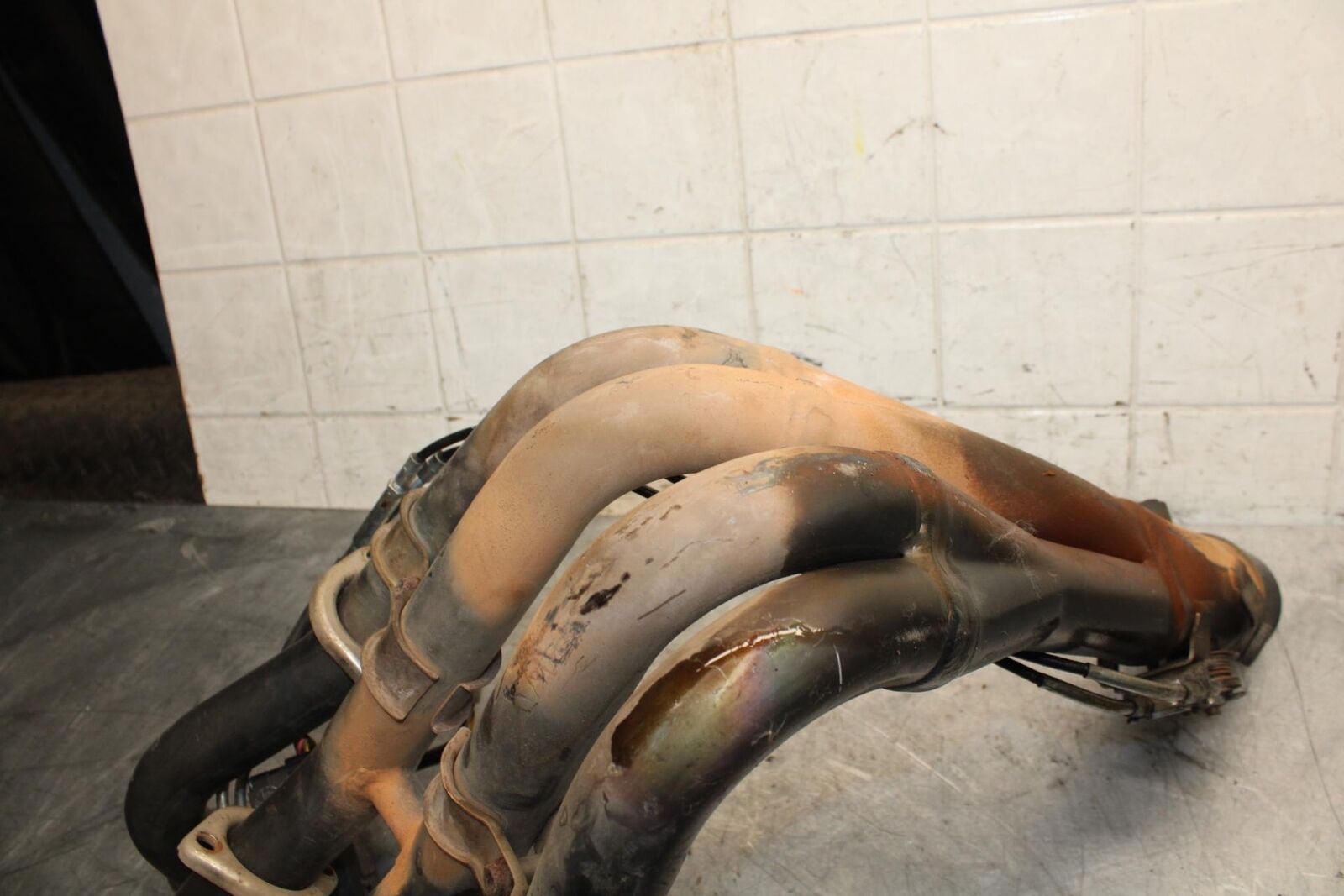 2008 Suzuki GSXR1000 EXHAUST HEADER PIPES MANIFOLD 14100-21H00 BB519