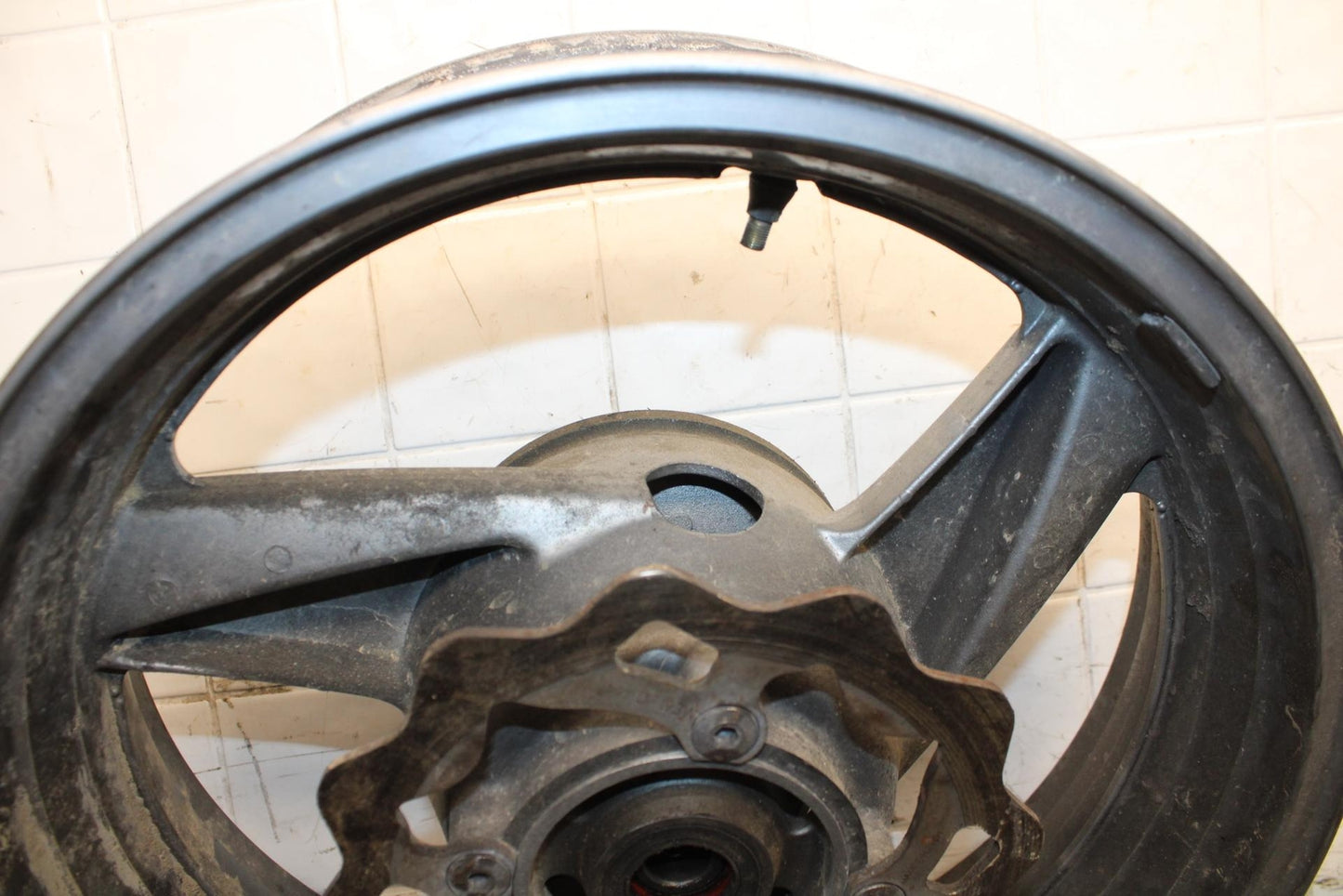 2001 Kawasaki Ninja ZX6 ZX600E REAR WHEEL RIM ROTOR BACK BRAKE DISC BB547