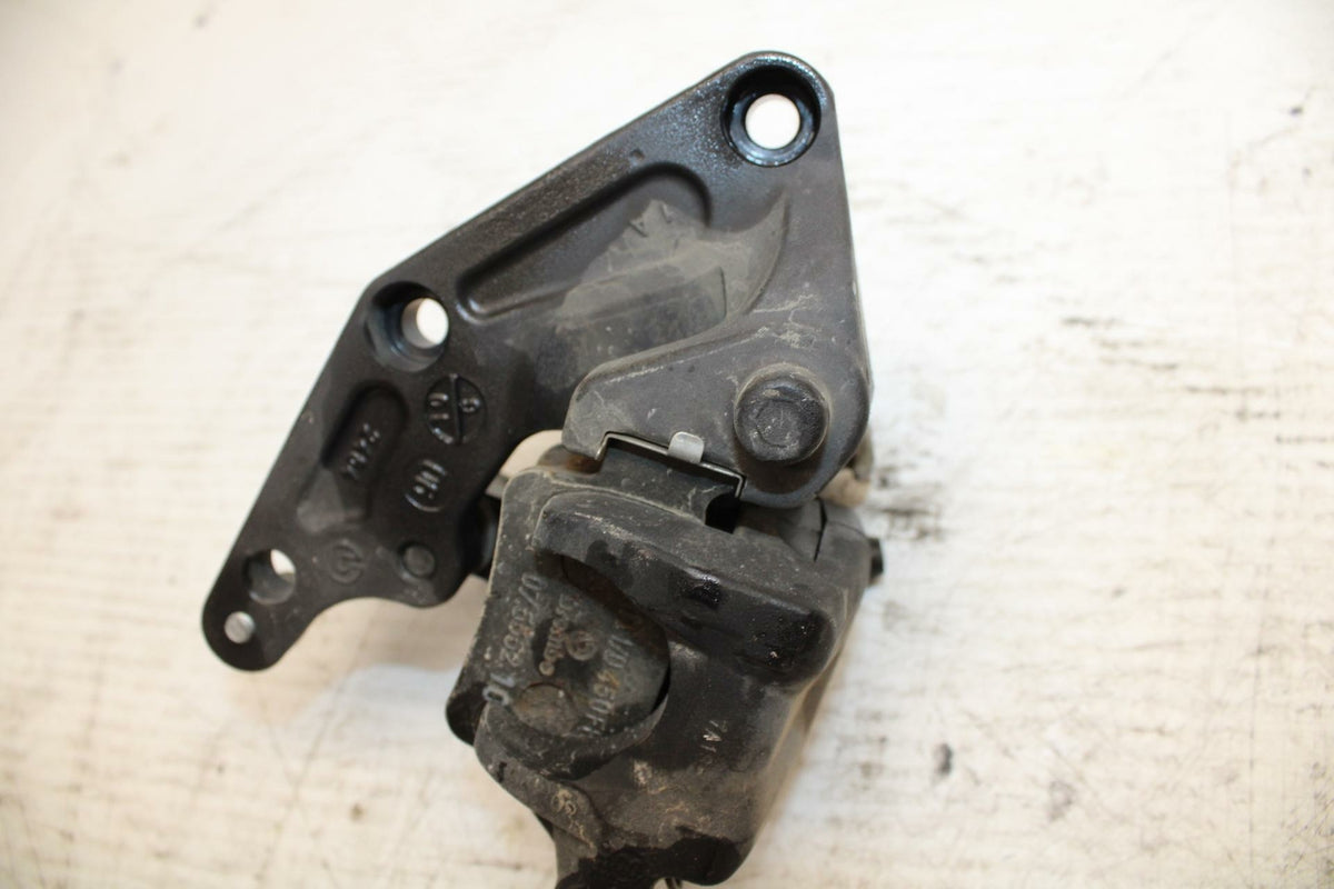 06-12 BMW F800ST REAR BACK BRAKE CALIPER W MOUNT BRACKET BB291