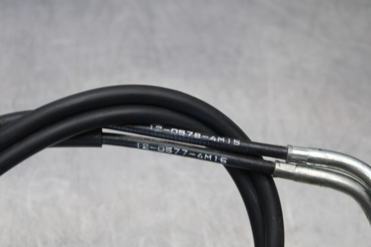 13-17 KAWASAKI NINJA 300 EX300 ABS THROTTLE CABLES LINES BB189