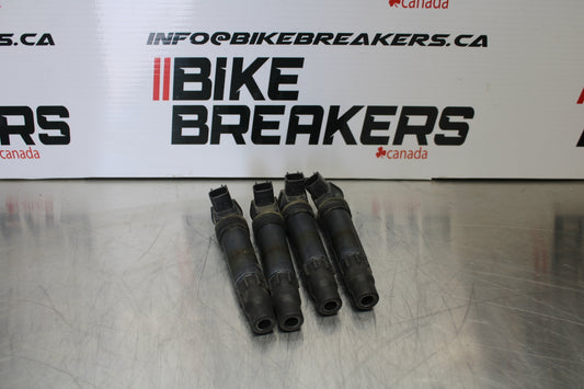 05-06 HONDA CBR600RR IGNITION COILS COIL SPARK PLUG CAPS BB149