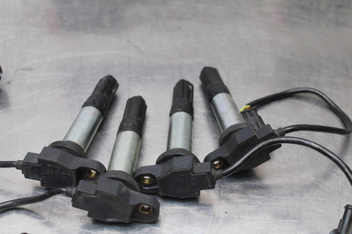 15 APRILIA RSV4 FACTORY APRC ABS IGNITION COILS COIL SPARK PLUG CAPS BB901