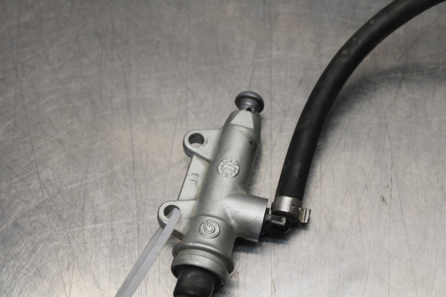 12-14 BMW S1000RR REAR BACK BRAKE MASTER CYLINDER W RESERVOIR BB204