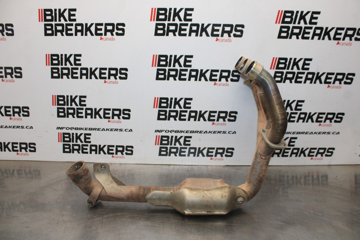 15 TRIUMPH TIGER 800 EXHAUST HEADER PIPES MANIFOLD BB873