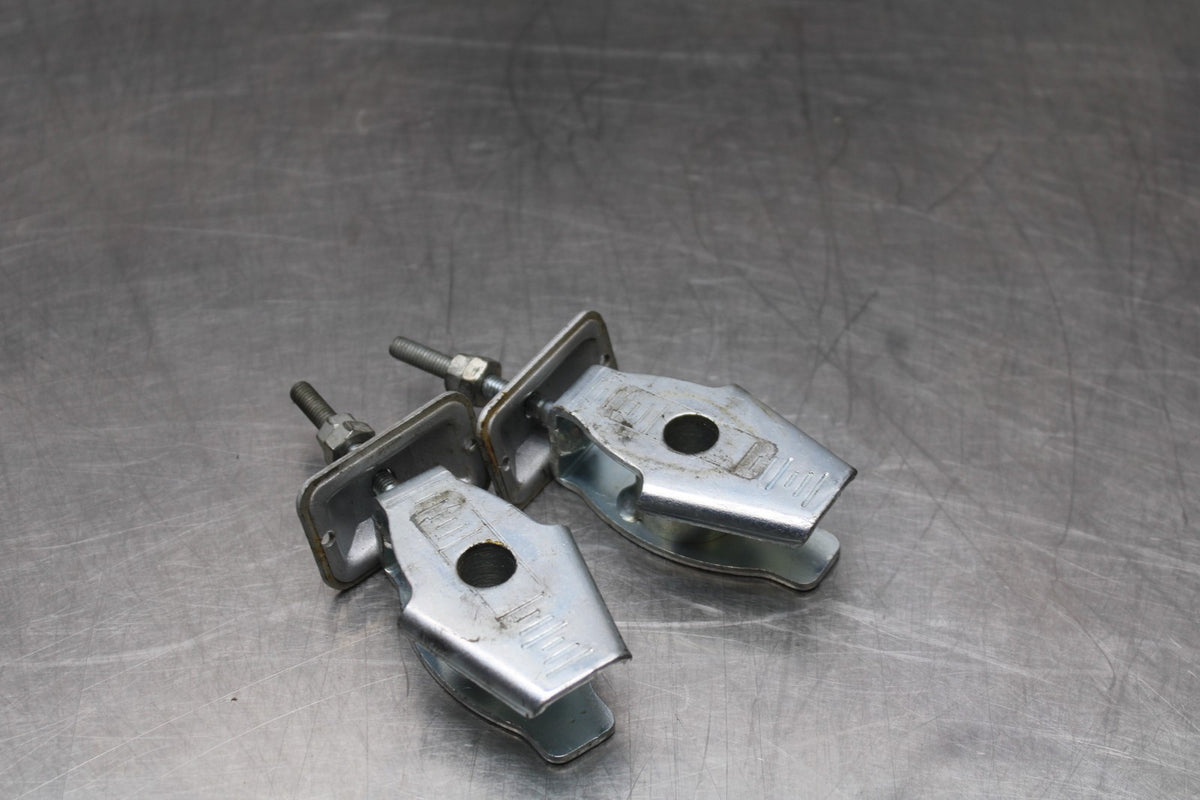 08 HONDA CBR125R SWINGARM CHAIN TENSIONER ADJUSTMENT BRACKETS  BB839