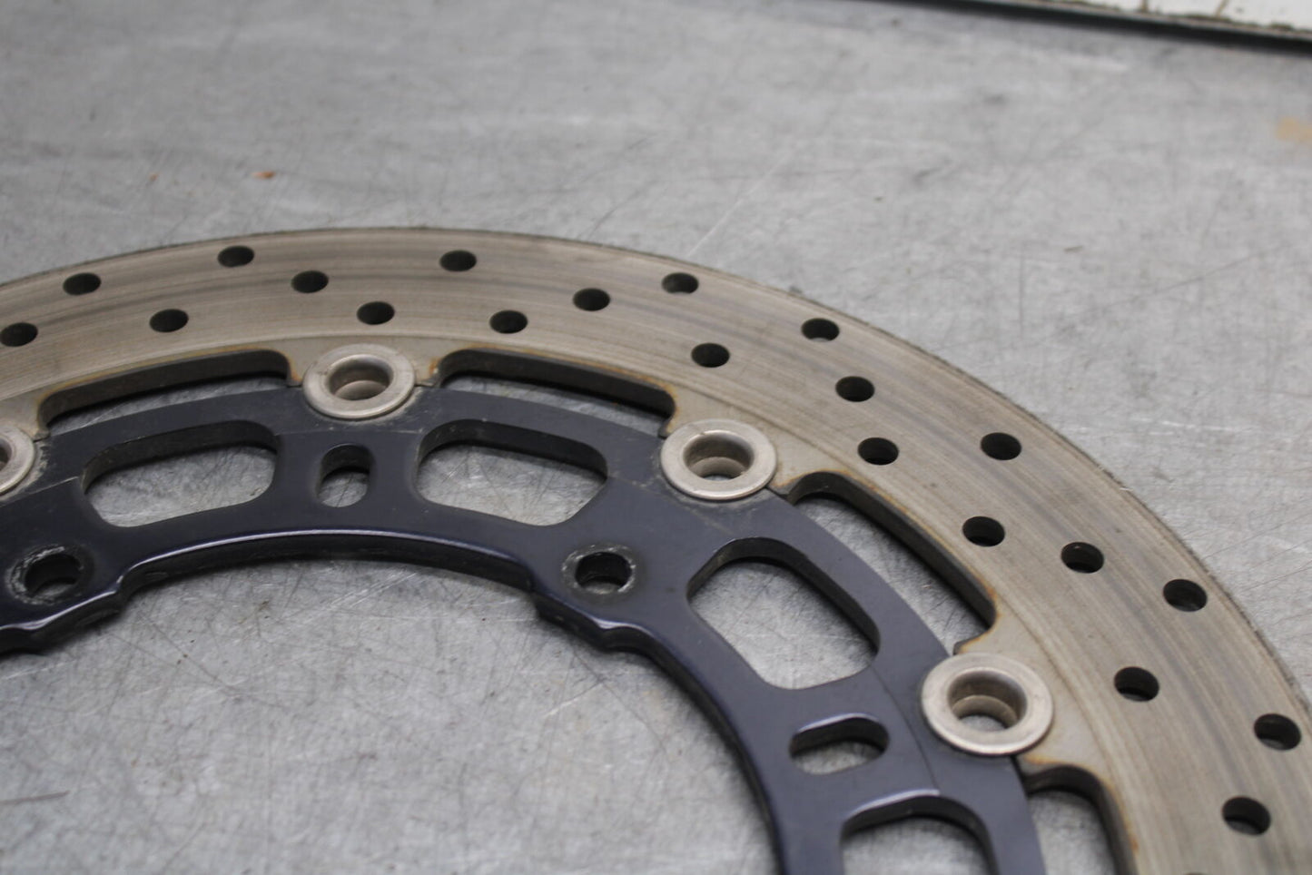 08-16 YAMAHA YZF R6 FRONT LEFT RIGHT BRAKE ROTORS DISCS 13S-2581T-00-00 BB247