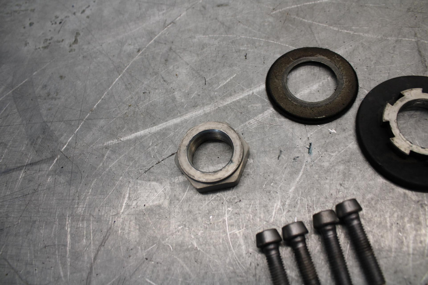 2006 Triumph Daytona 675 Triple  CLAMP LOWER TRIPLE TREE STEM NUT BOLT BB434