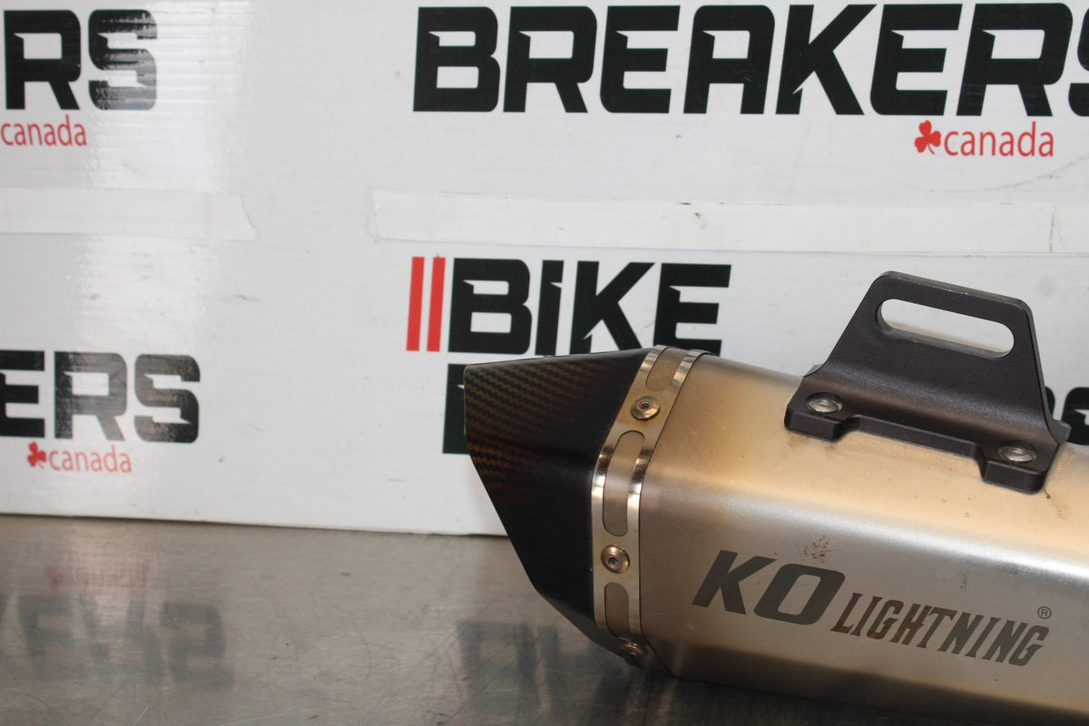 13-18 KAWASAKI NINJA ZX6R AFTERMARKET EXHAUST MUFFLER SLIP ON CAN SILENCER BB908