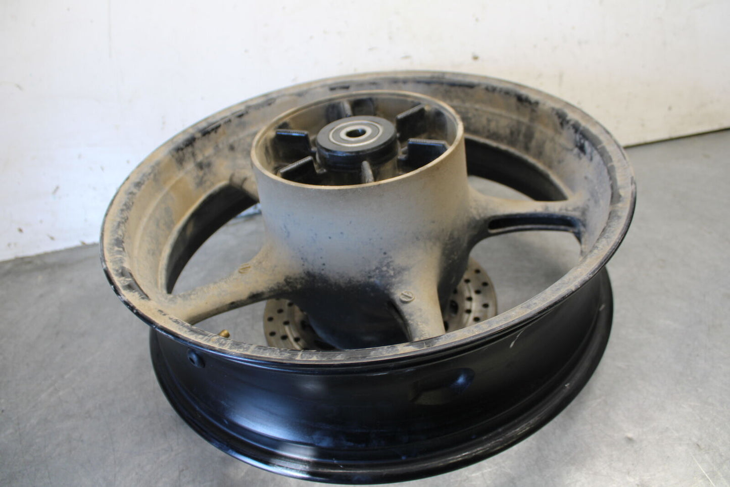 09-15 YAMAHA FZ6R REAR WHEEL BACK RIM BB686
