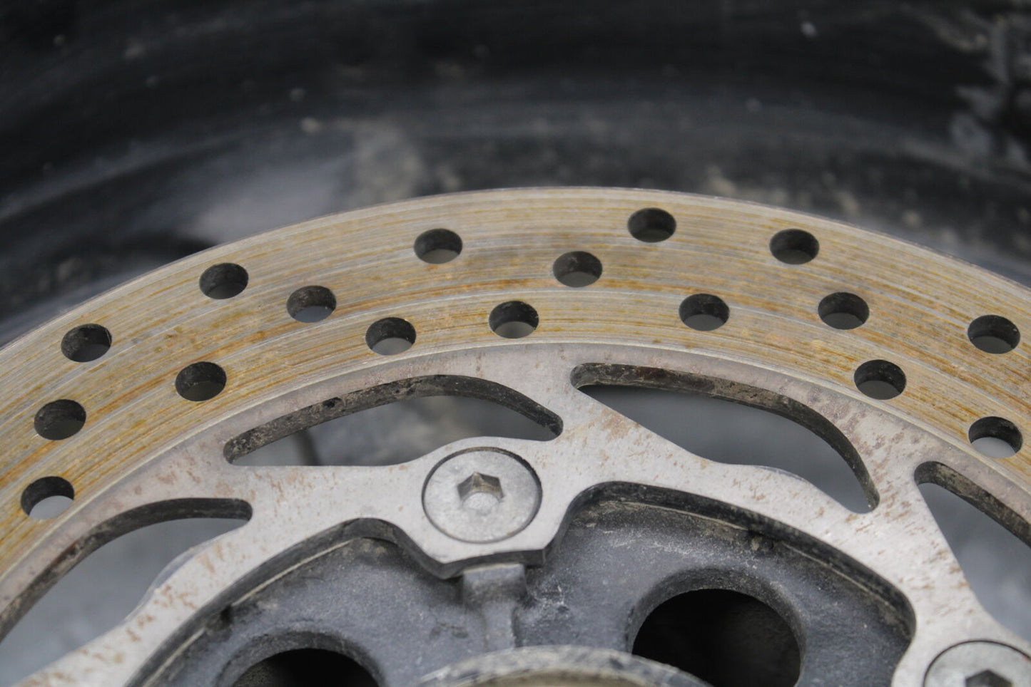 07-09 YAMAHA FZ6 REAR WHEEL REAR RIM  BB713