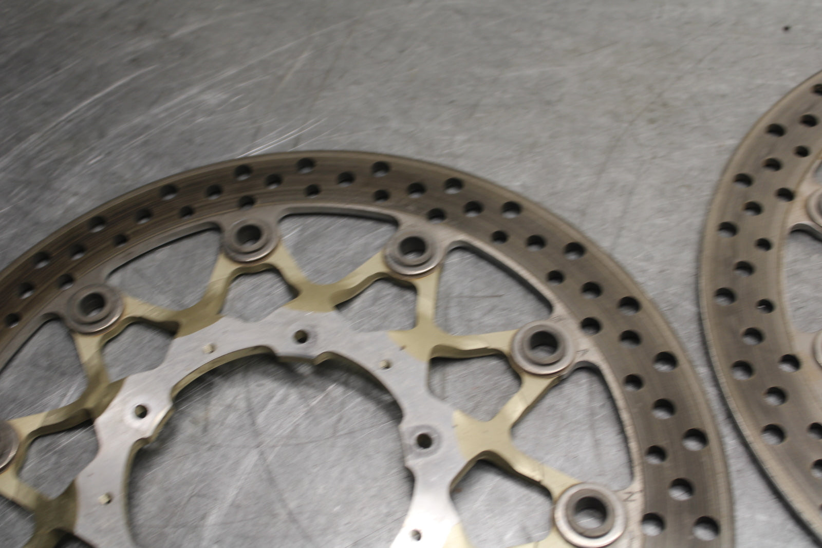 17-21 HONDA CBR1000RR SP FRONT LEFT RIGHT BRAKE ROTORS DISCS BB681