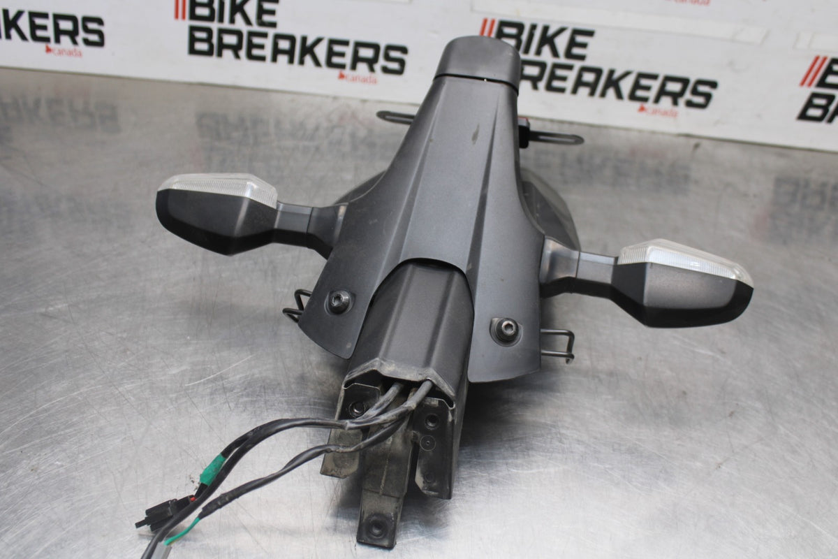 12 KAWASAKI NINJA 650 EX650E REAR BACK FENDER MUD GUARD & LIGHTS BB926
