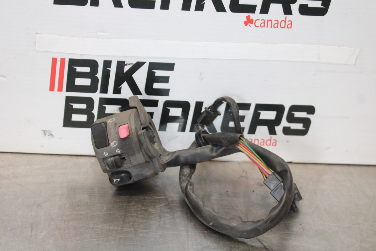 00-05 KAWASAKI NINJA ZX12R LEFT CLIP ON HANDLE HORN SIGNALS SWITCH BB892