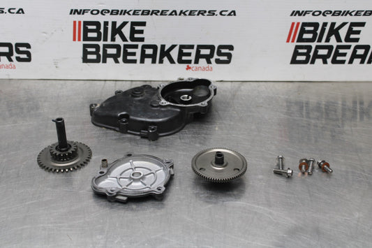 07-08 KAWASAKI NINJA ZX6R ENGINE STARTING STARTER MOTOR HOUSING BB855