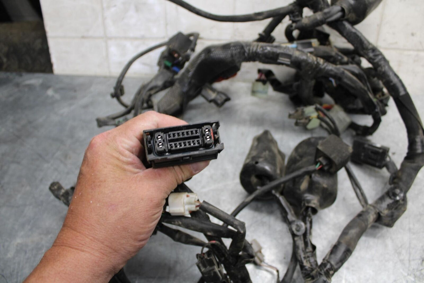 19-20 KAWASAKI NINJA ZX6R ZX636 MAIN ENGINE WIRING HARNESS MOTOR WIRE LOOM BB528