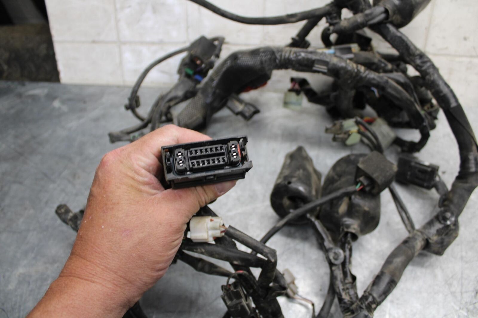 19-20 KAWASAKI NINJA ZX6R ZX636 MAIN ENGINE WIRING HARNESS MOTOR WIRE LOOM BB528