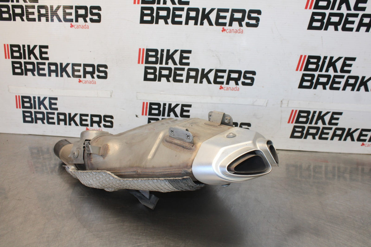 07-08 KAWASAKI NINJA ZX6R EXHAUST PIPE MUFFLER SLIP ON CAN SILENCER BB937