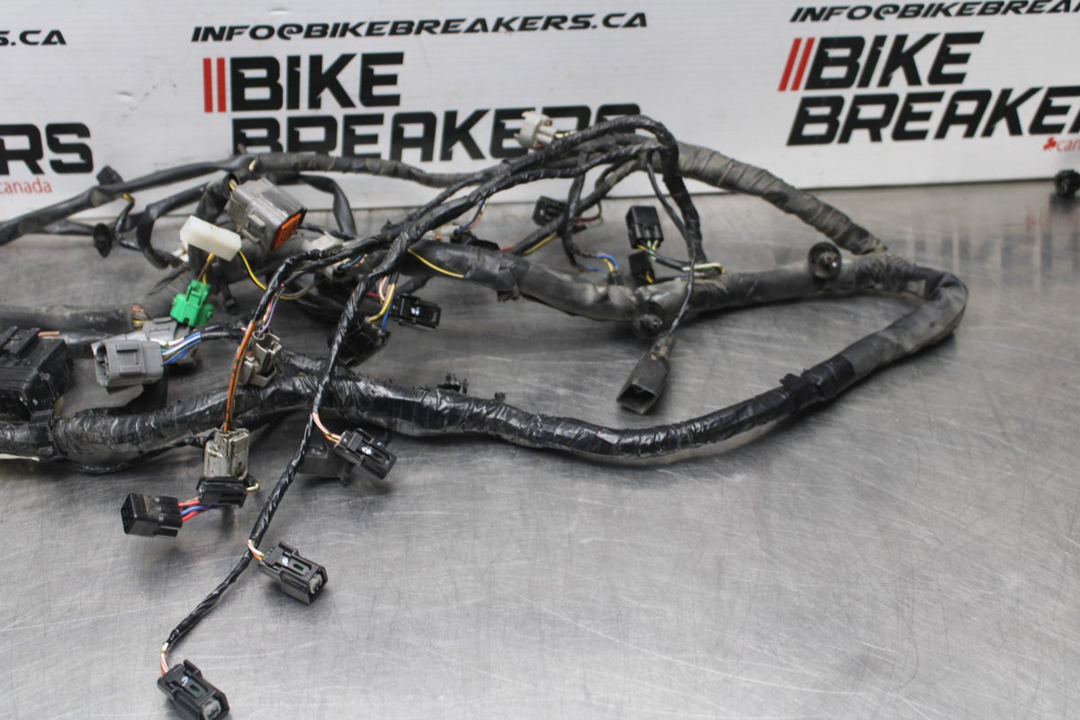 07-08 KAWASAKI NINJA ZX6R MAIN ENGINE WIRING HARNESS MOTOR WIRE LOOM BB855