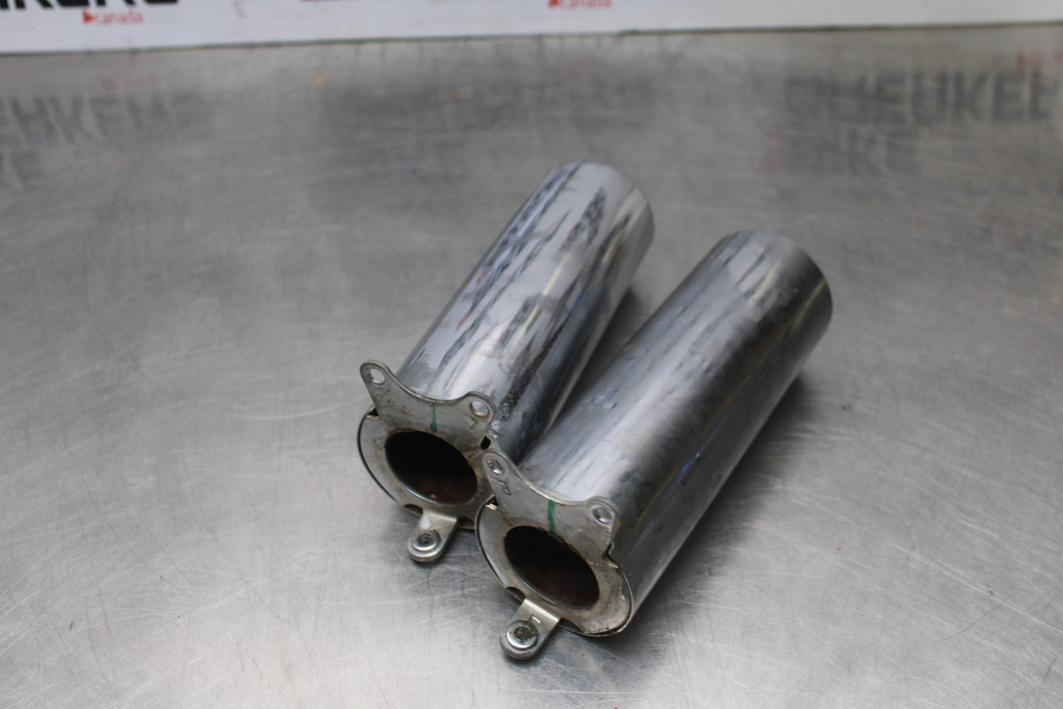 02 KAWASAKI VULCAN 800 VN800B CLASSIC FORK LOWER COVERS BOTTOM GUARDS BB862