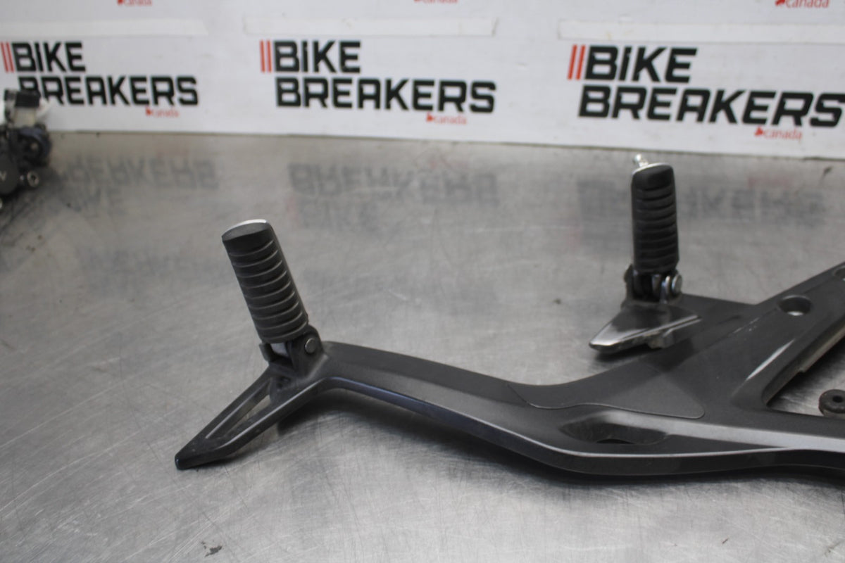12 KAWASAKI NINJA 650 EX650E LEFT REARSET REAR SET DRIVER FOOT PEG STOP BB926