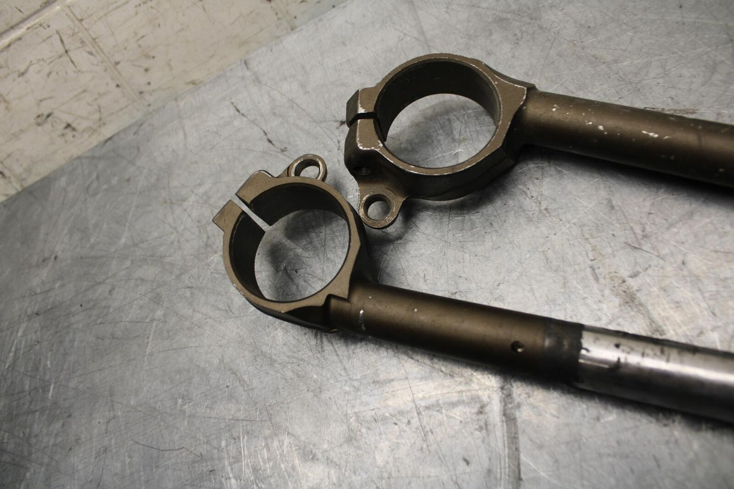 05-06 KAWASAKI NINJA ZX6R 636 LEFT RIGHT CLIP ON ONS HANDLEBARS PAIR SET BB505