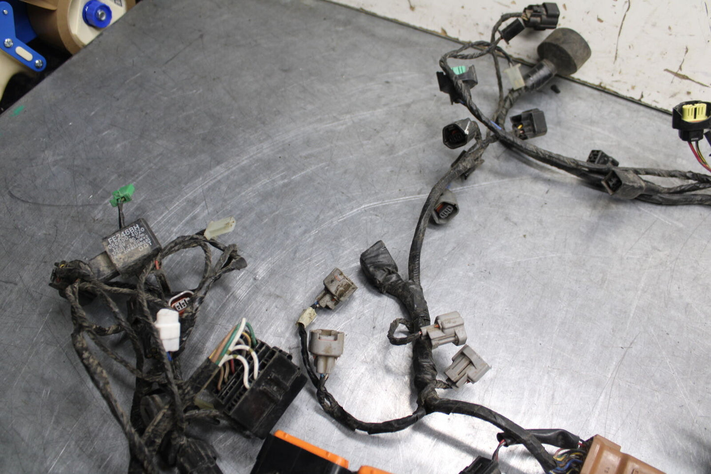 06-07 KAWASAKI NINJA ZX10R MAIN ENGINE WIRING HARNESS MOTOR WIRE LOOM BB115