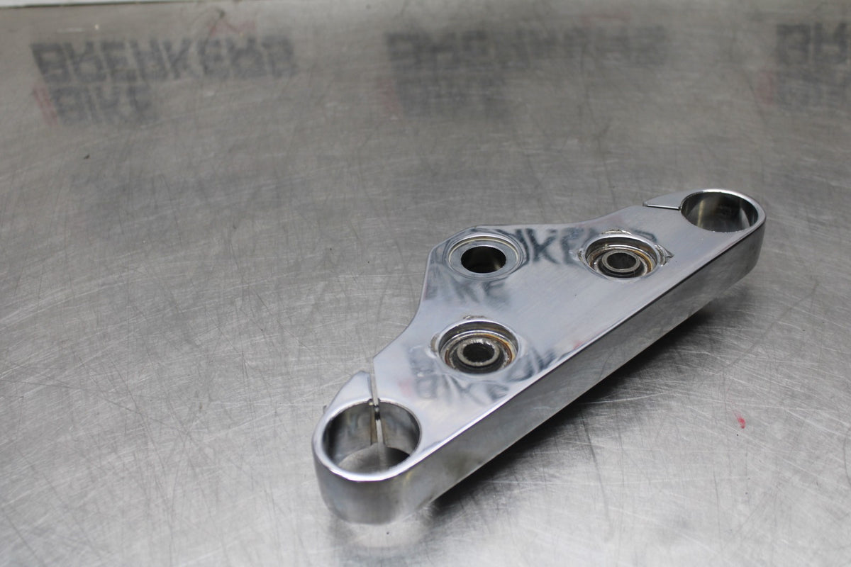 08 YAMAHA V STAR 1100 XVS1100AW CLASSIC FORKS UPPER TRIPLE TREE CLAMP BB916