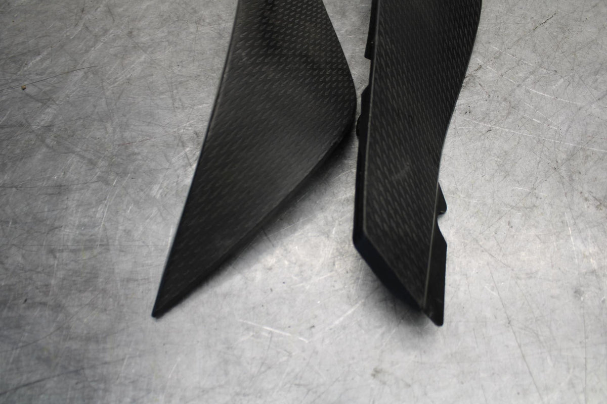 2007 Kawasaki Ninja ZX6R ZX600P RIGHT LEFT GAS FUEL TANK PANELS COVERS  BB47