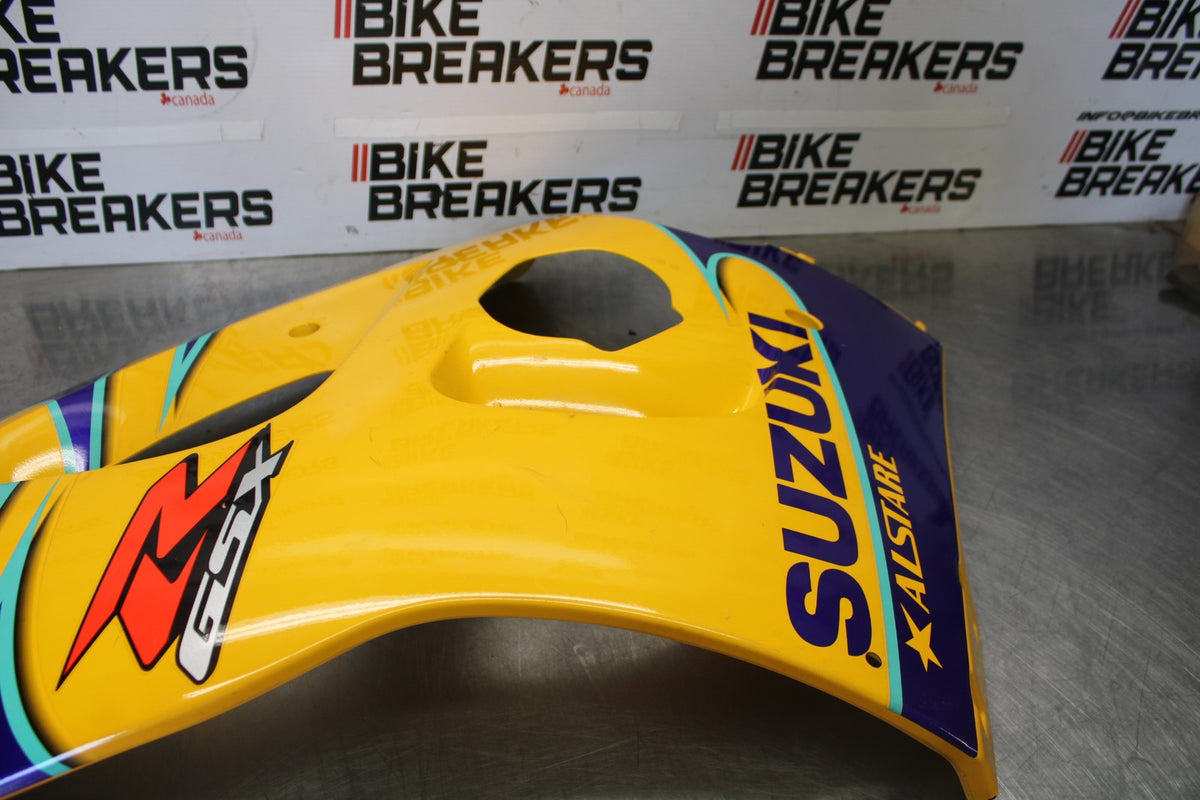 97-98 SUZUKI GSXR 600 SRAD LEFT LOWER MID UPPER SIDE FAIRING COWL BB00