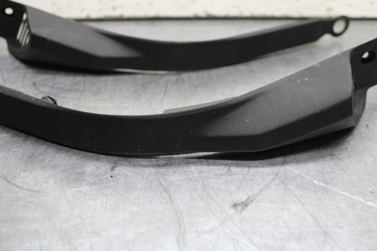 12-17 KAWASAKI ER-6N Z650 RIGHT LEFT GAS FUEL TANK PANELS COVERS TRIM SET  BB709