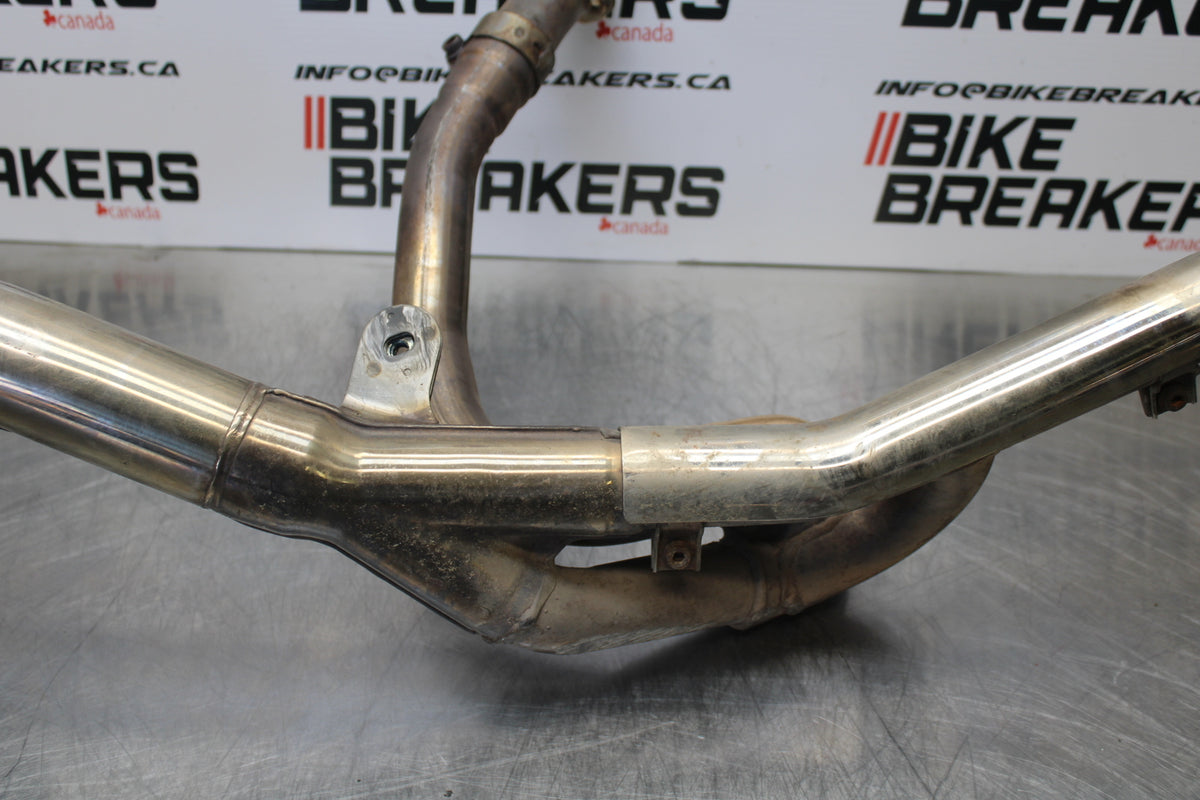 03 SUZUKI SV650S FULL EXHAUST SYSTEM HEADERS PIPE MUFFLER BB167