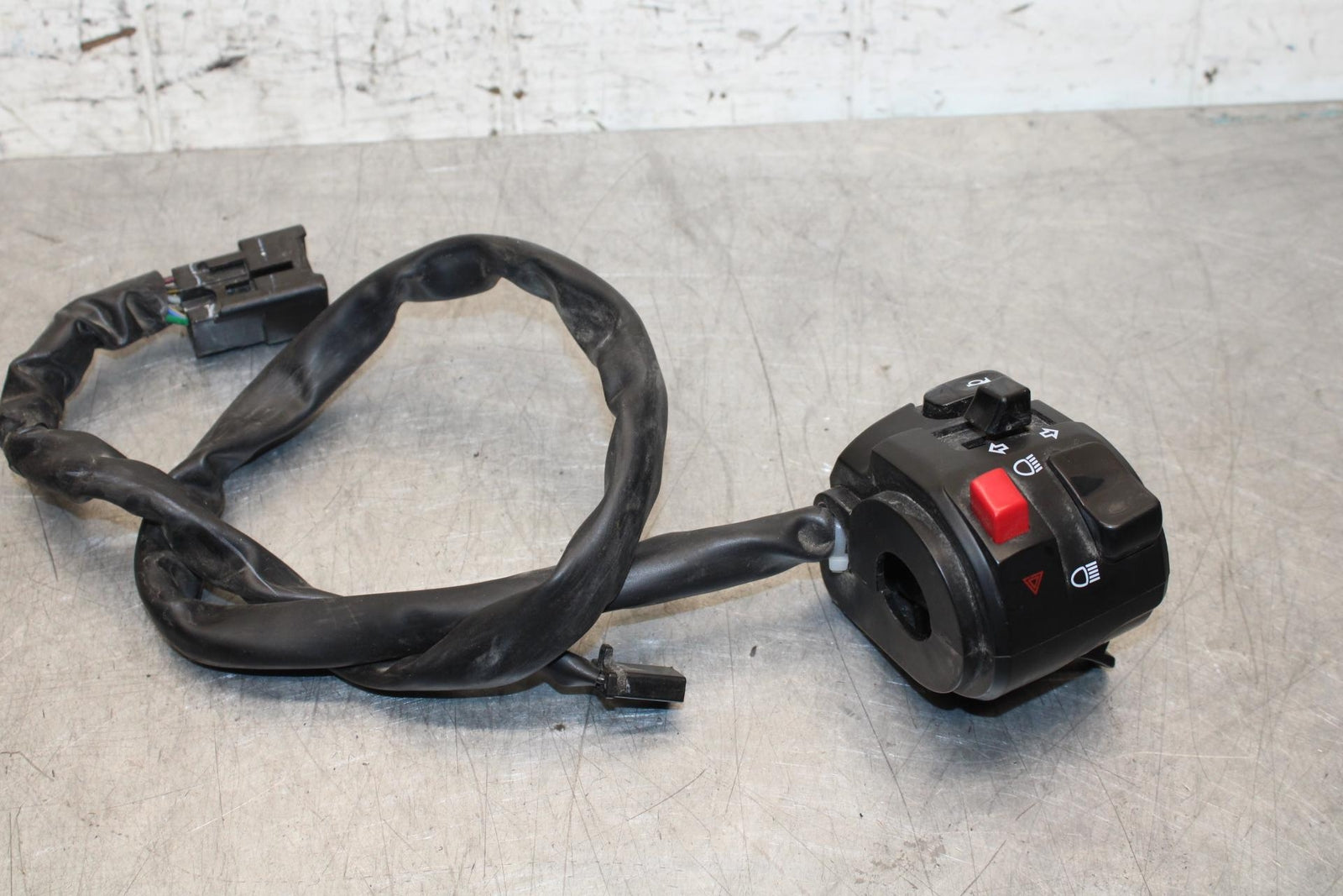 2014 Kawasaki Ninja 650 EX650E LEFT CLIP ON HANDLE HORN SIGNALS SWITCH  BB569