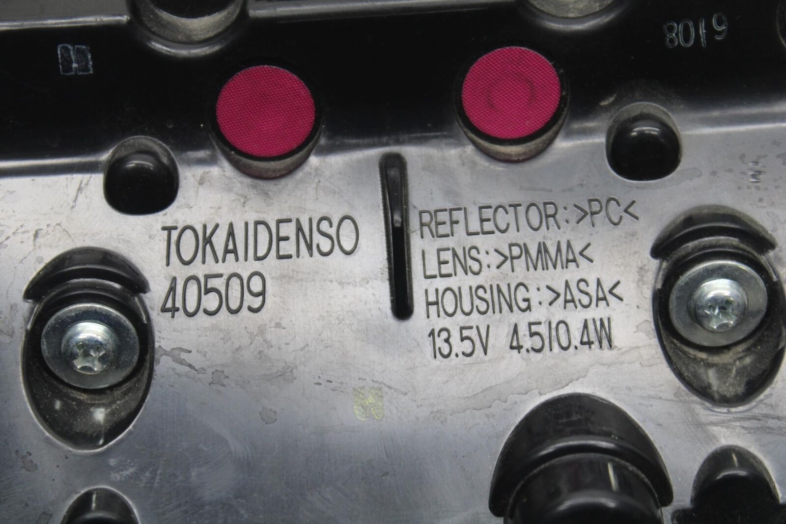 12-17 KAWASAKI ER-6N Z650 REAR TAIL TAILLIGHT BACK BRAKE LIGHT BB607