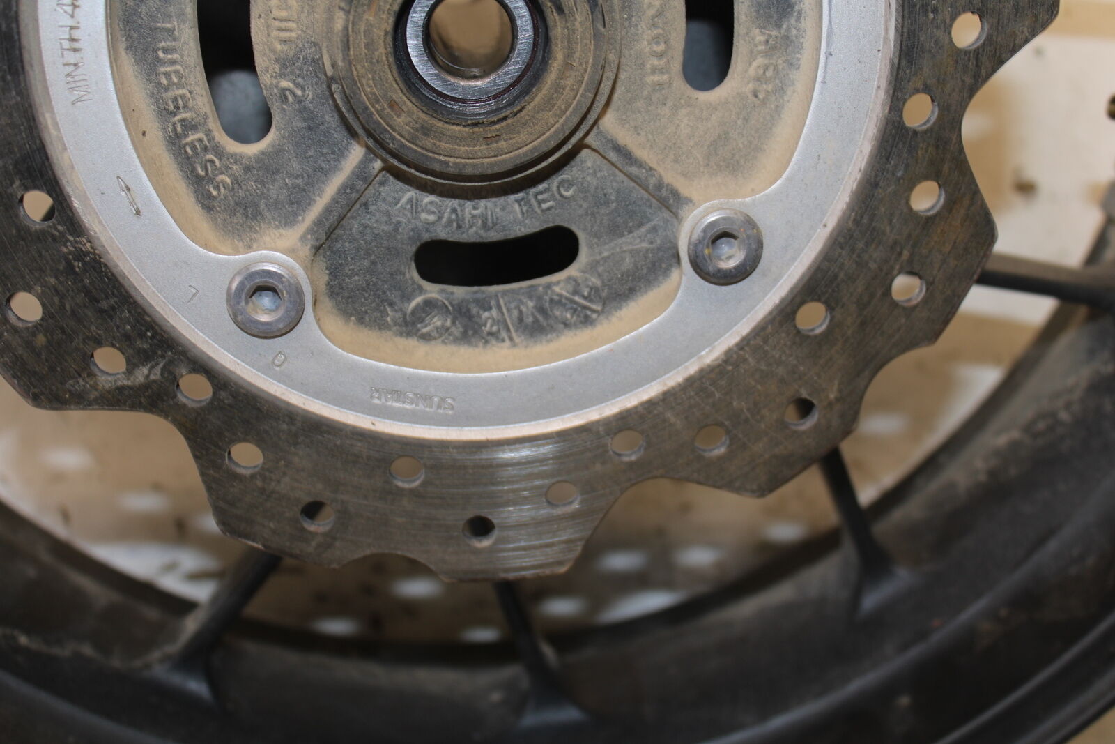 13-15 HONDA CBR500R REAR WHEEL BACK RIM BB704