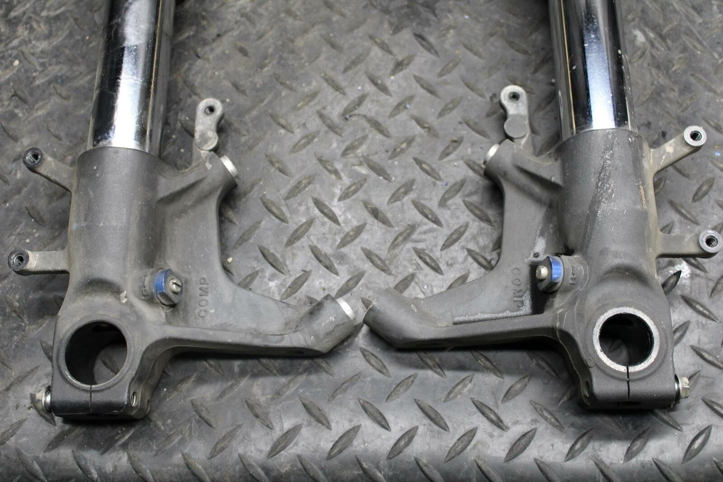 08-09 SUZUKI GSXR600 FRONT FORKS SHOCK SUSPENSION SET PAIR BB204
