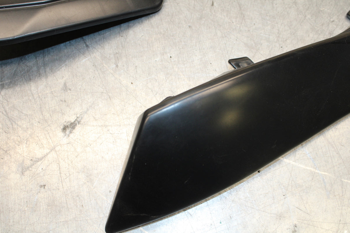 12-17 KAWASAKI ER-6N Z650 RIGHT LEFT FRONT SIDE SEAT PANELS TRIMS FAIRINGS BB709
